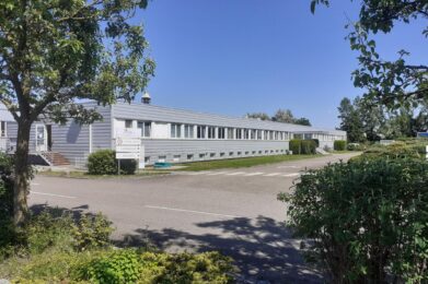 Photo du bâtiment les papillons blanc