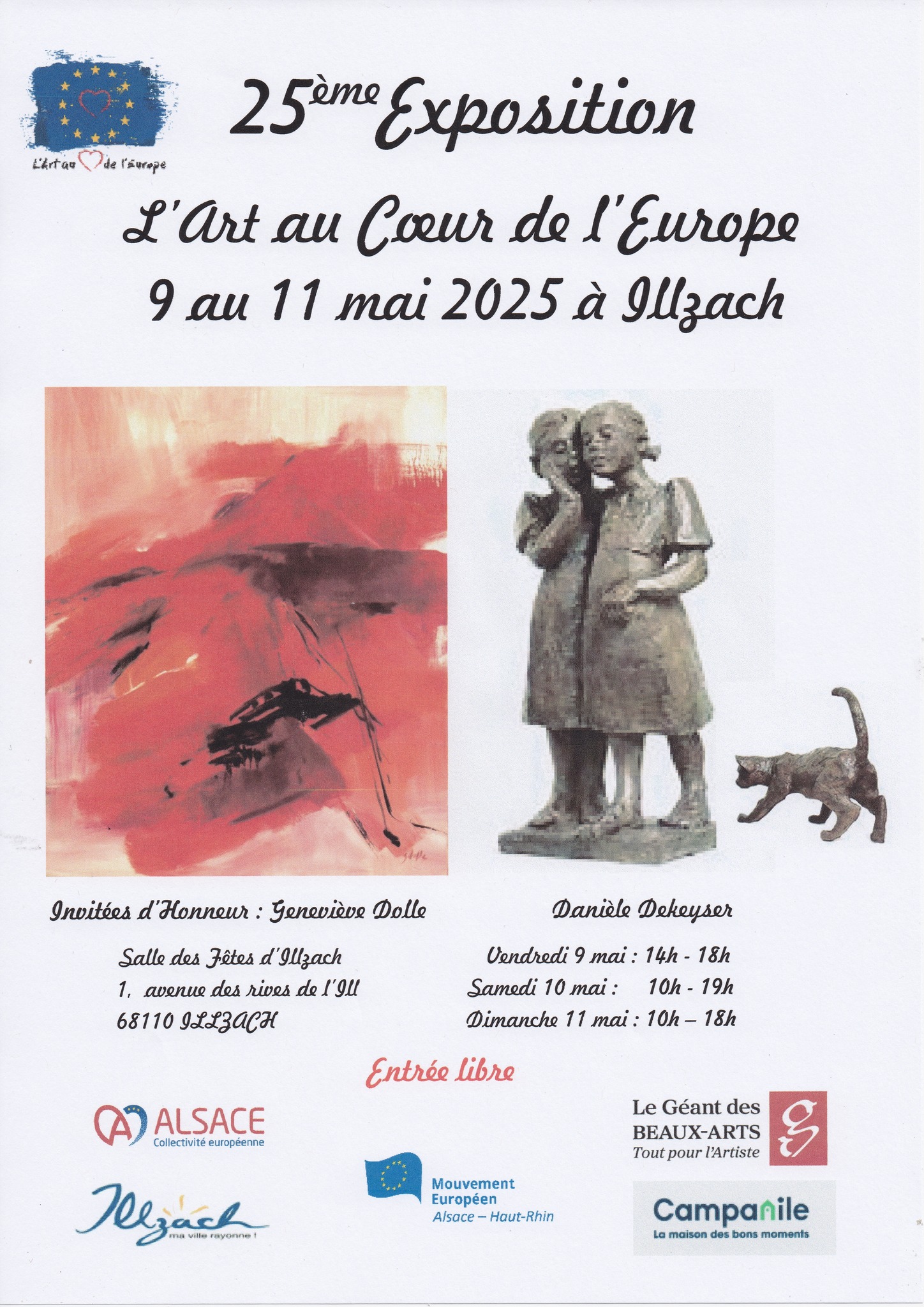 25e exposition : L'art au Coeur de l'Europe