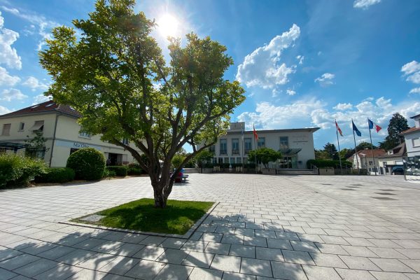 Photo de la mairie en été